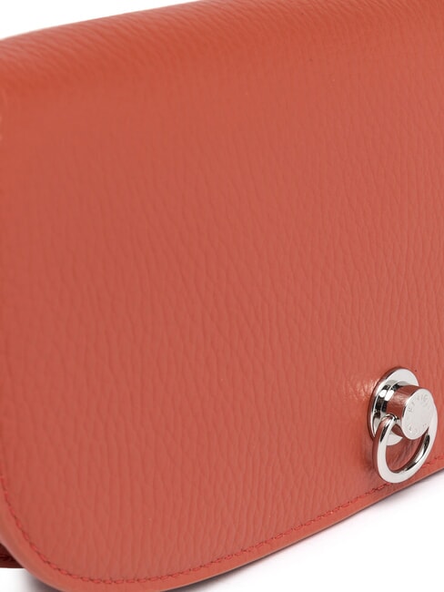 DEVA Umhängetasche aus Leder mit Überschlag Herbst - Damentaschen