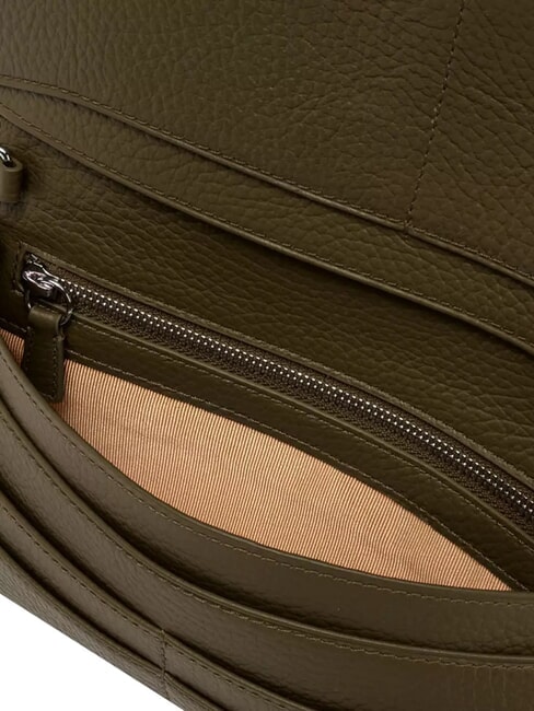 DEVA Umhängetasche aus Leder mit Überschlag bewegen - Damentaschen