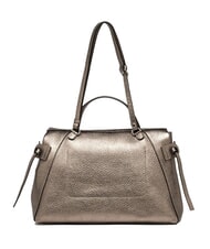 GIANNI CHIARINI GILDA Schultertasche aus gehämmertem Leder Zinn - Damentaschen - 3