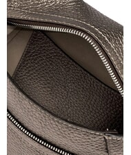 GIANNI CHIARINI GILDA Schultertasche aus gehämmertem Leder Zinn - Damentaschen - 5