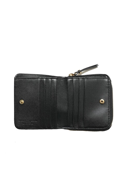 WALLETS VACCHETTA CALF Kleine Geldbörse aus Glattleder Schwarz - Brieftaschen Damen
