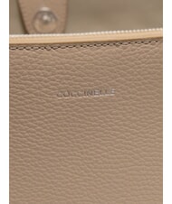 COCCINELLE SWAP Tote Bag aus gehämmertem Leder Puderrosa - Damentaschen - 5