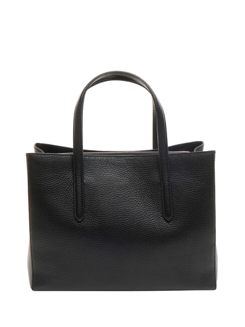 SWAP Tote Bag aus gehämmertem Leder Schwarz - Damentaschen