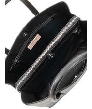 COCCINELLE SWAP Tote Bag aus gehämmertem Leder Schwarz - Damentaschen - 6