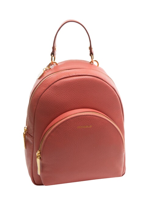 ALPHA Rucksack aus gehämmertem Leder mit Tasche Topf - Damentaschen