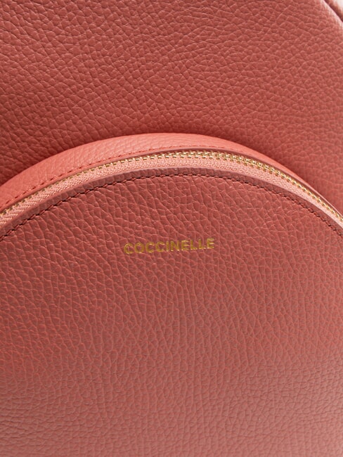 ALPHA Rucksack aus gehämmertem Leder mit Tasche Topf - Damentaschen