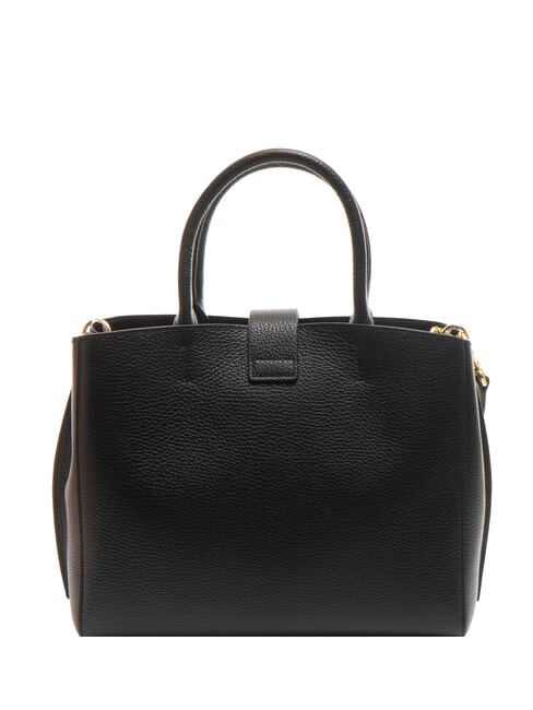 ALBA Tote Bag aus gehämmertem Leder Schwarz - Damentaschen