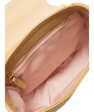 COCCINELLE ALPHA Mini-Umhängetasche aus gehämmertem Leder frisches Beige - Damentaschen - 5