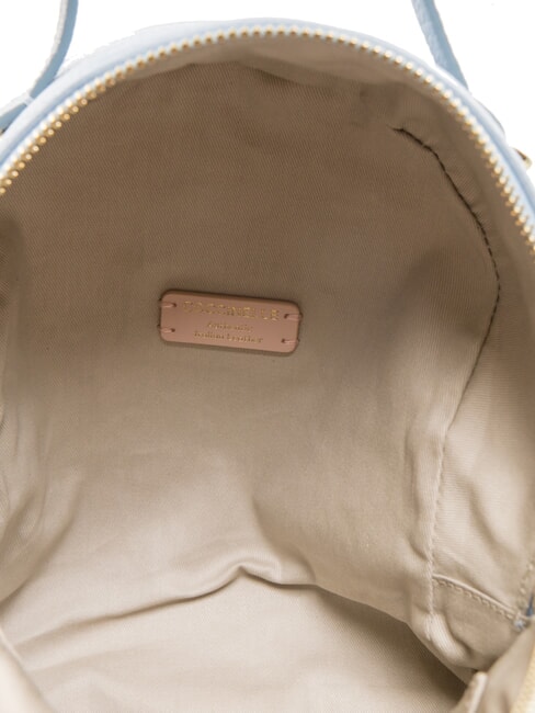 VOILE Mini-Rucksack aus gehämmertem Leder Nebelblau - Damentaschen