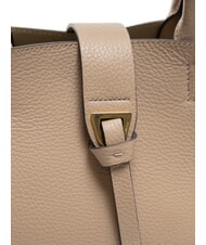 COCCINELLE ALBA Tote Bag aus gehämmertem Leder Puderrosa - Damentaschen - 3