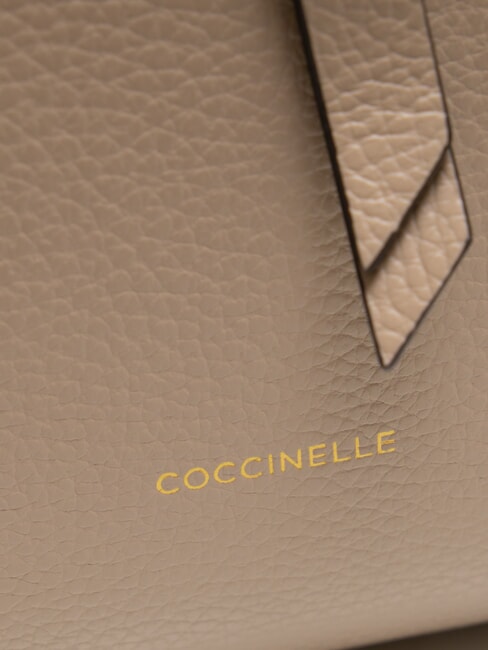 ALBA Tote Bag aus gehämmertem Leder Puderrosa - Damentaschen