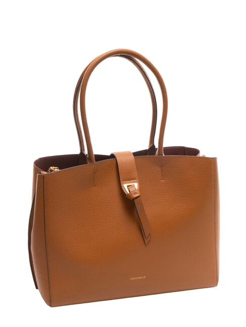 ALBA Schultertasche aus gehämmertem Leder CUIR - Damentaschen