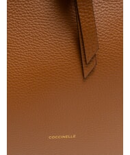 COCCINELLE ALBA Schultertasche aus gehämmertem Leder CUIR - Damentaschen - 6