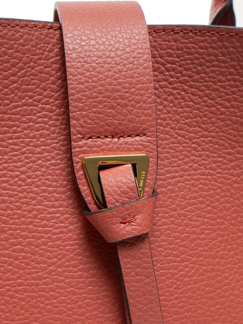 ALBA Schultertasche aus gehämmertem Leder Topf - Damentaschen