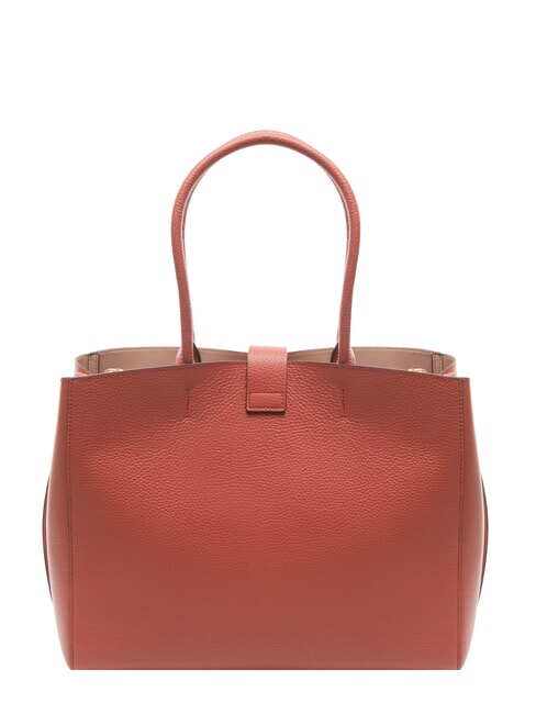 ALBA Schultertasche aus gehämmertem Leder Topf - Damentaschen