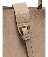 COCCINELLE ALBA Schultertasche aus gehämmertem Leder Puderrosa - Damentaschen - 5