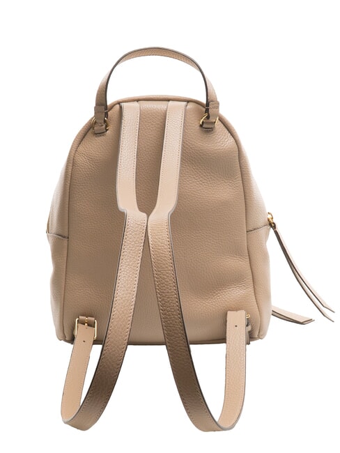 JEN Rucksack aus gehämmertem Leder Puderrosa - Damentaschen