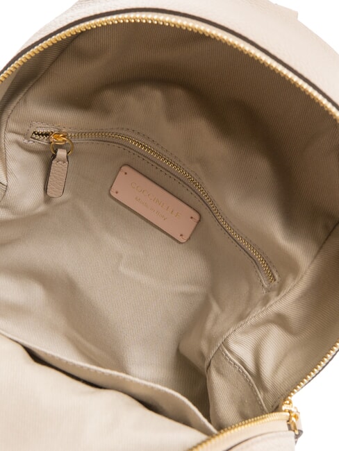 JEN Rucksack aus gehämmertem Leder Puderrosa - Damentaschen