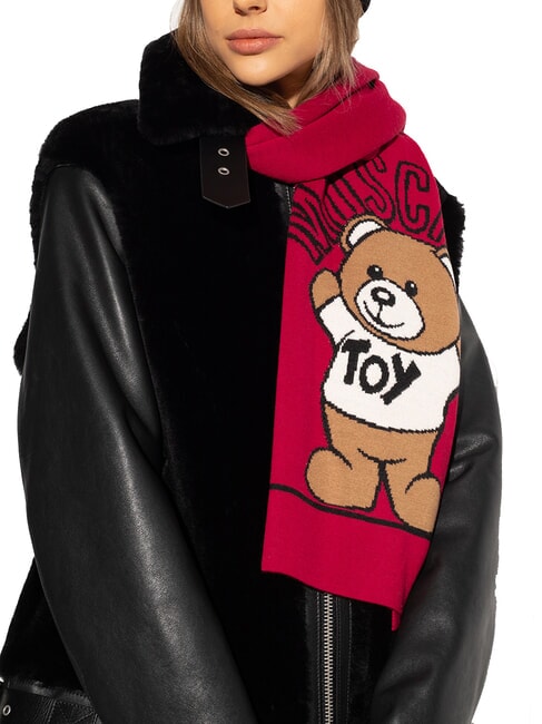 TEDDY Schal aus Wollmischung Rot - Schals