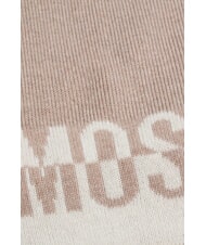 MOSCHINO BICOLOR Schal mit Logo Beige - Schals - 3