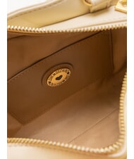 LOVE MOSCHINO MADE WITH LOVE Mini-Handtasche mit Schultergurt Elfenbein - Damentaschen - 5