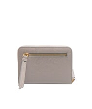 COCCINELLE VOILE Mittelgroße Lederbrieftasche mit Rundum-Reißverschluss hellgrau - Brieftaschen Damen - 3