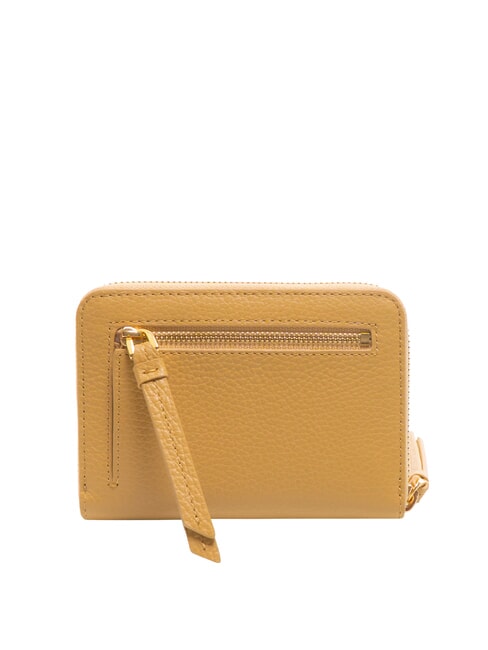 VOILE Mittelgroße Lederbrieftasche mit Rundum-Reißverschluss frisches Beige - Brieftaschen Damen