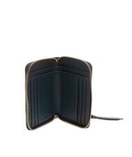 COCCINELLE VOILE Mittelgroße Lederbrieftasche mit Rundum-Reißverschluss Mitternachtsblau - Brieftaschen Damen - 2