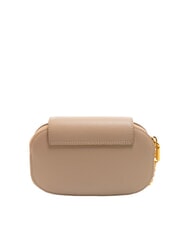 COCCINELLE FAINT Mini-Tasche aus gehämmertem Leder Puderrosa - Damentaschen - 3