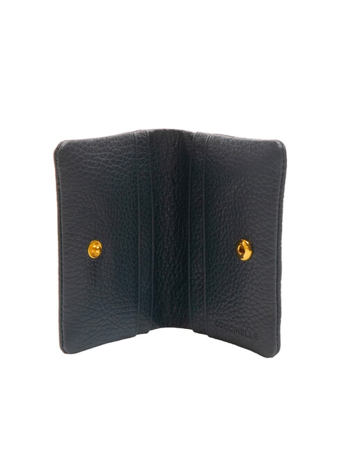 SOFTY Kartenetui aus gehämmertem Leder Mitternachtsblau - Brieftaschen Damen