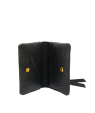 COCCINELLE SOFTY Kartenetui aus gehämmertem Leder Schwarz - Brieftaschen Damen - 2