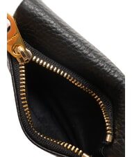 COCCINELLE SOFTY Kartenetui aus gehämmertem Leder Schwarz - Brieftaschen Damen - 4