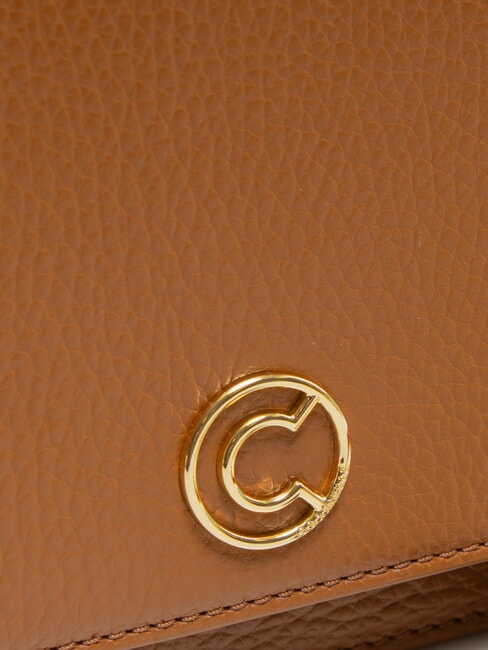 TULIP Schultertasche aus gehämmertem Leder CUIR - Damentaschen