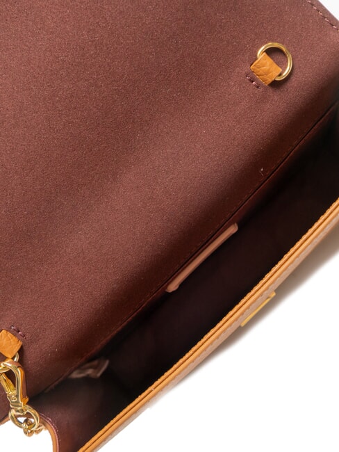 TULIP Schultertasche aus gehämmertem Leder CUIR - Damentaschen