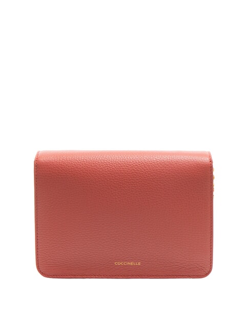 TULIP Schultertasche aus gehämmertem Leder Topf - Damentaschen