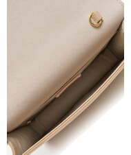 COCCINELLE TULIP Schultertasche aus gehämmertem Leder Puderrosa - Damentaschen - 6