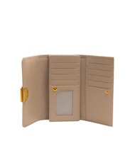 COCCINELLE TALEA Kontinentale Brieftasche aus gehämmertem Leder Puderrosa - Brieftaschen Damen - 2