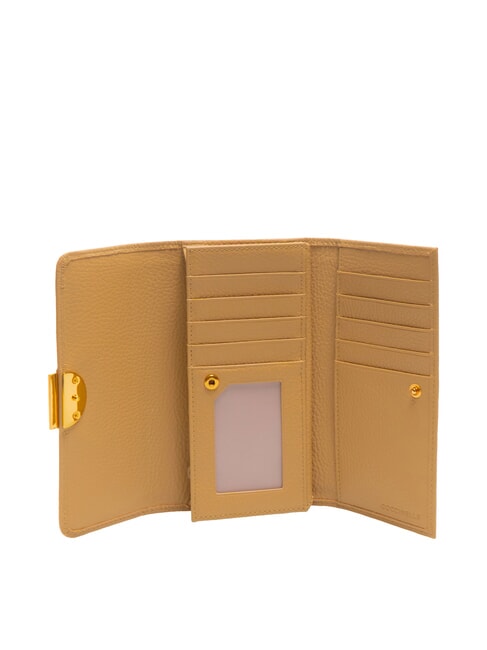 TALEA Kontinentale Brieftasche aus gehämmertem Leder frisches Beige - Brieftaschen Damen