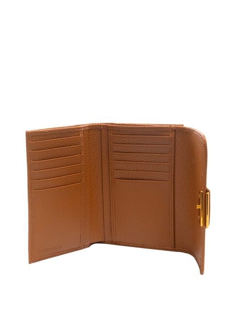 TALEA Mittelgroße Brieftasche aus gehämmertem Leder CUIR - Brieftaschen Damen