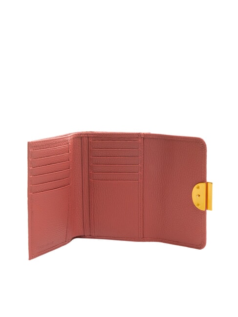 TALEA Mittelgroße Brieftasche aus gehämmertem Leder Topf - Brieftaschen Damen