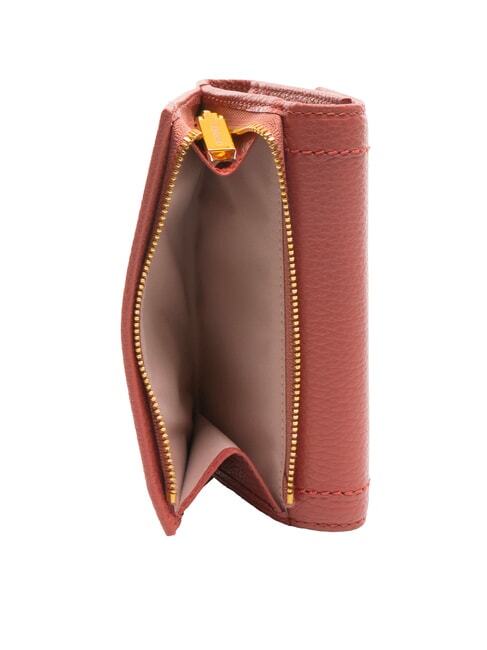 TALEA Mittelgroße Brieftasche aus gehämmertem Leder Topf - Brieftaschen Damen