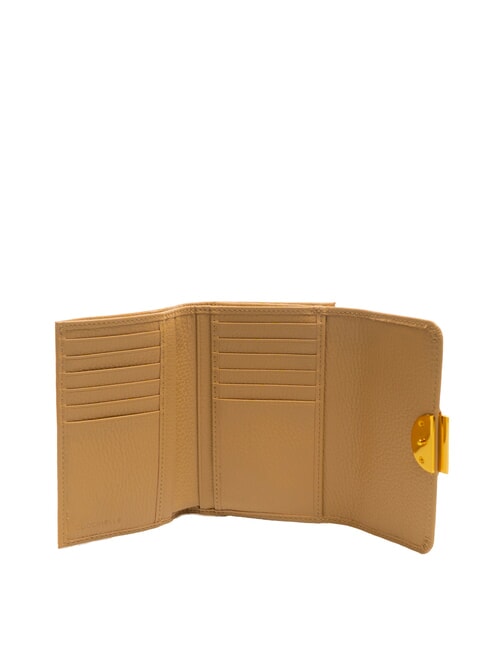 TALEA Mittelgroße Brieftasche aus gehämmertem Leder frisches Beige - Brieftaschen Damen