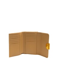 COCCINELLE TALEA Mittelgroße Brieftasche aus gehämmertem Leder frisches Beige - Brieftaschen Damen - 2