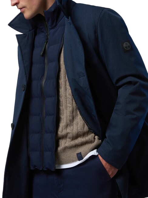NORTH TECH Jacke mit abnehmbarem Latz Navy blau - Herrenjacken