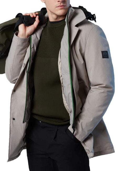 NORTH TECH Jacke mit abnehmbarem Latz Vintage-Khaki - Herrenjacken