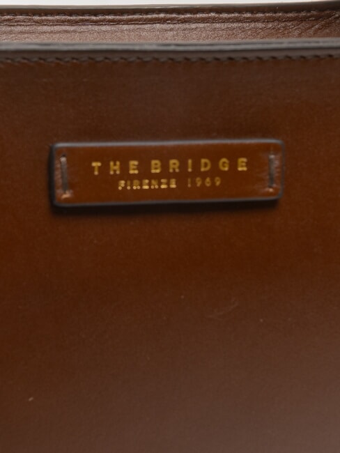 LUCIA Schultertasche aus Leder BRAUN - Damentaschen