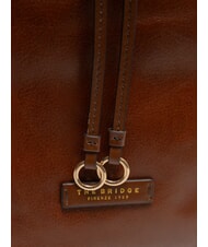 THE BRIDGE CARLOTTA Umhängetasche aus Leder mit Taschen BRAUN - Damentaschen - 2
