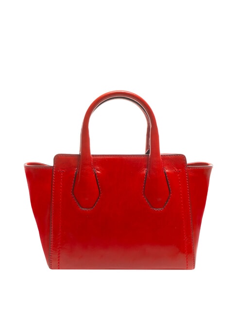 FIONA Leder-Tragetasche mit Schultergurt Flamenco-Abk. Gold - Damentaschen