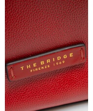 THE BRIDGE CARLOTTA Bucket-Umhängetasche Kirsche / Gold - Damentaschen - 3