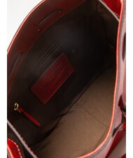 THE BRIDGE CARLOTTA Bucket-Umhängetasche Kirsche / Gold - Damentaschen - 5